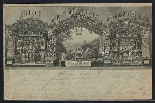 Mondschein-AK Wien, Jubiläums-Ausstellung 1898, Ausstellung Weissenböck & Schwarz