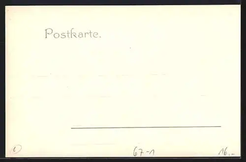 Lithographie Zittau, Oberlausitzer Gewerbe- und Industrie-Ausstellung 1902, Alpen-Panorama, Blumenstrauss