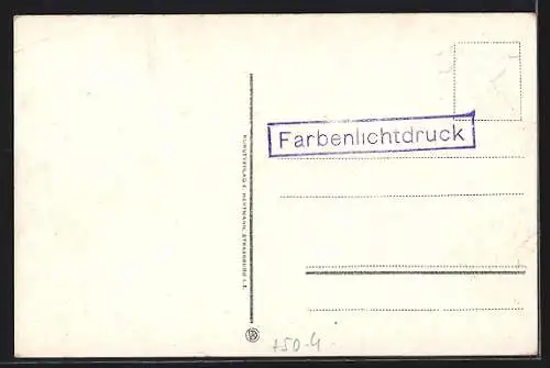 AK Konstanz, Gesamtansicht mit Bodensee und Fröschen beim Gesang