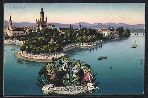 AK Konstanz, Ortspartie am Bodensee