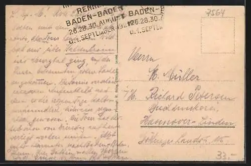 AK Forbach, Restaurant Waldhaus Rote Lache