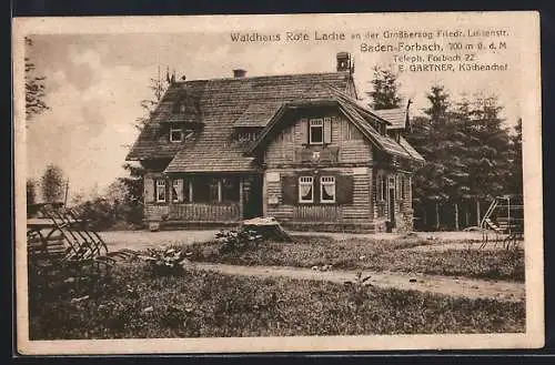 AK Forbach, Restaurant Waldhaus Rote Lache