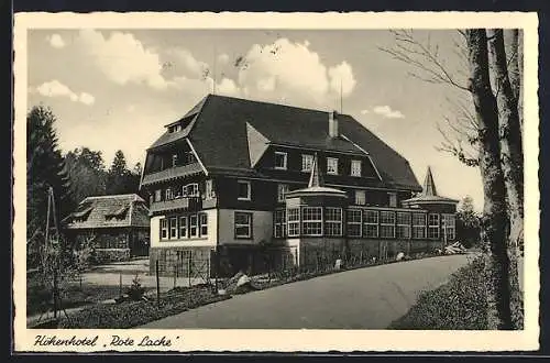 AK Forbach, Blick auf Höhenhotel Rote Lache