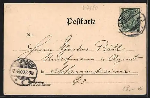 AK Hundseck, Kurhaus, Edelhirsch Peter und Abwurf