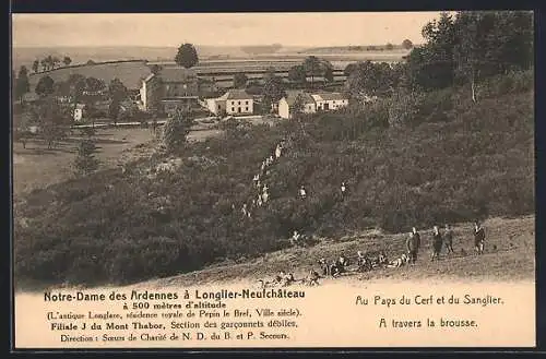 AK Longlier-Neufchateau, Notre-Dame des Ardennes