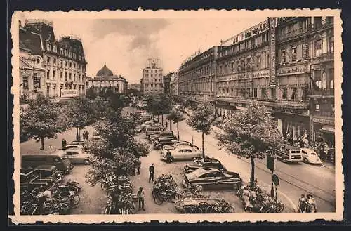 AK Liége, Place du Maréchal Foch