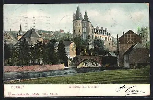 AK Durbuy, Le Chateau et le vieux pont