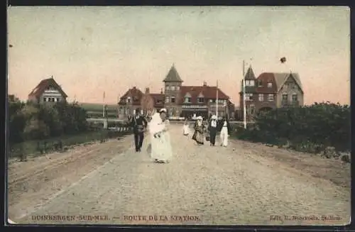 AK Duinbergen-sur-Mer, Route de la Station