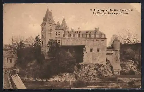 AK Durbuy-sur-Ourthe, Le Chateau, facade postérieure