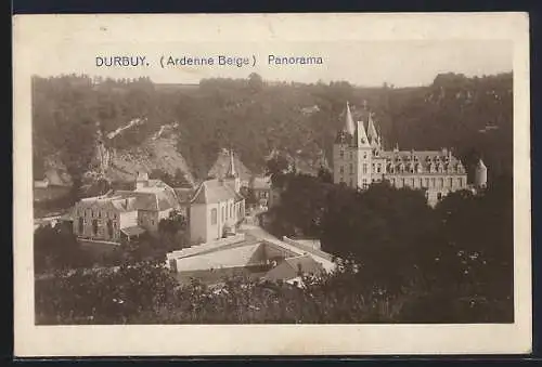 AK Durbuy, Panorama aus der Vogelschau