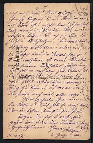 AK Flugzeug im Flak-Feuer, Soldat beobachtet Flugzeug am Himmel