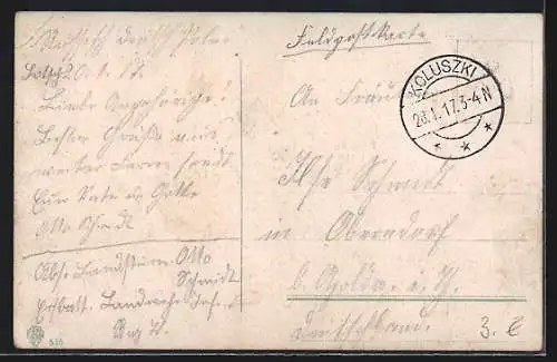 AK Unsere Feldgrauen in den besetzten Gebieten Russlands, 1. Weltkrieg