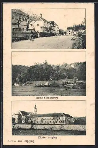 AK Pupping, Ruine Schaumburg, Kloster Pupping