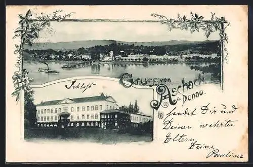 AK Aschach a. Donau, Herrschaftliches Haus, Gesamtansicht