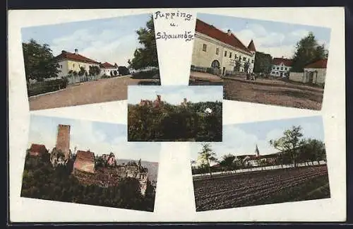 AK Pupping, Ruine Schaumburg, Ortspartien