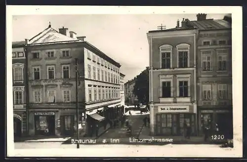 AK Braunau am Inn, Linzerstrasse