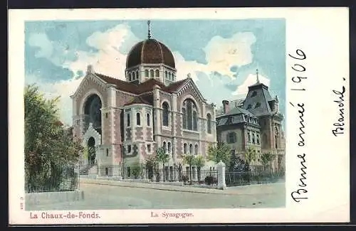 AK La Chaux-de-Fonds, La Synagogue, Synagoge