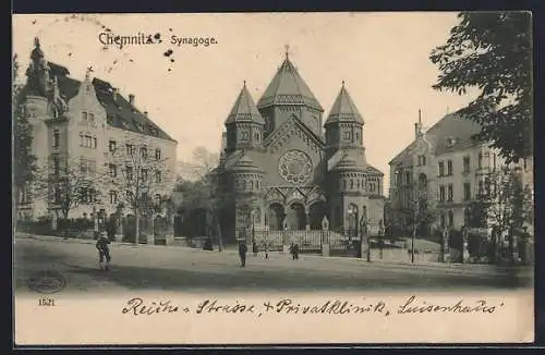 AK Chemnitz, Synagoge am Stefansplatz