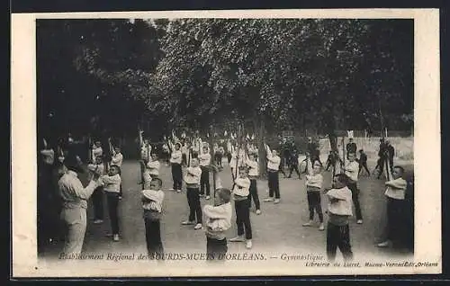 AK Orléans, Établissement Régional des Sourds-Muets, Gymnastique