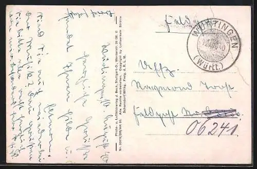 AK Würtingen /Reutlingen, Gasthaus z. Hirsch v. H. Brendle, Totalansicht vom Flugzeug aus