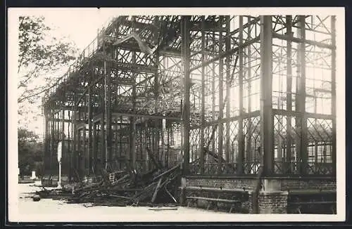 AK München, Glaspalast nach dem Brand 06.06.1931