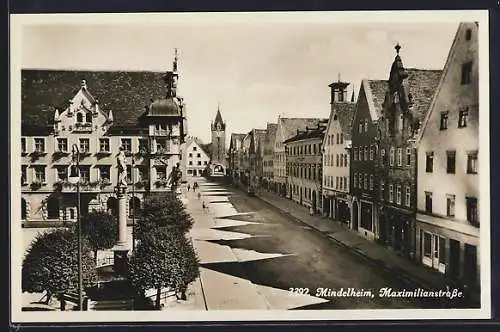 AK Mindelheim, Partie in der Maximilianstrasse