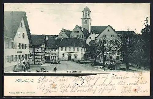 AK Messkirch, Brauerei Fürber und Schlachthaus