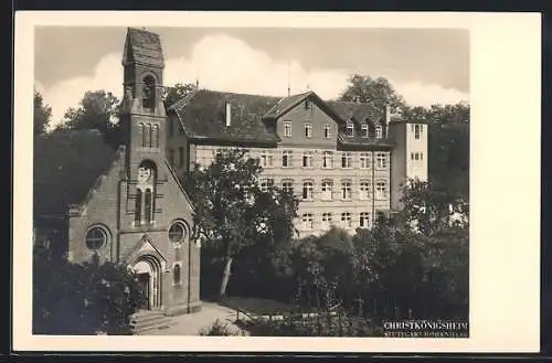 AK Stuttgart-Hohenheim, Ansicht vom Christkönigsheim