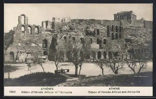 AK Athens, Odeon of Herode Atticus and Akropolis