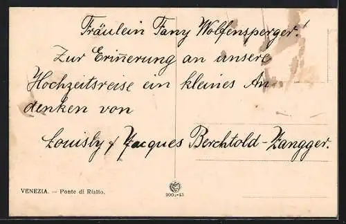 AK Venezia, Ponte di Rialto