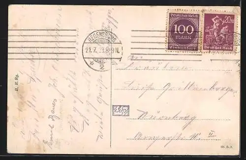 Künstler-AK Regensburg, Walhalla