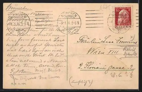 AK München, Bavaria mit Ruhmeshalle