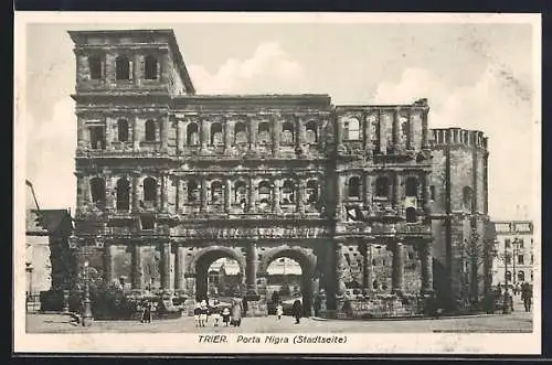 AK Trier, Porta Nigra Stadtseite