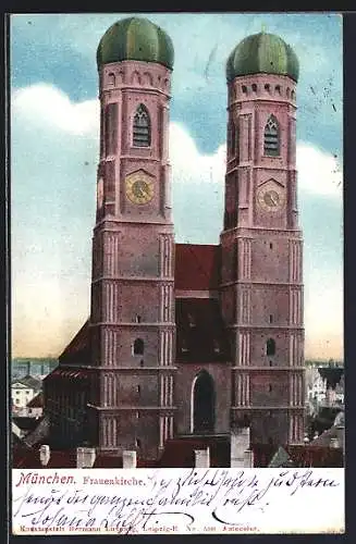 AK München, Die Frauenkirche