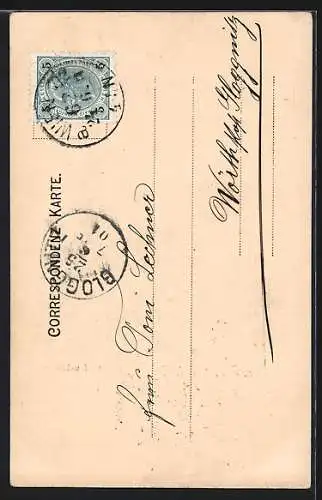 AK Wien, Die Stefanskirche, von oben gesehen