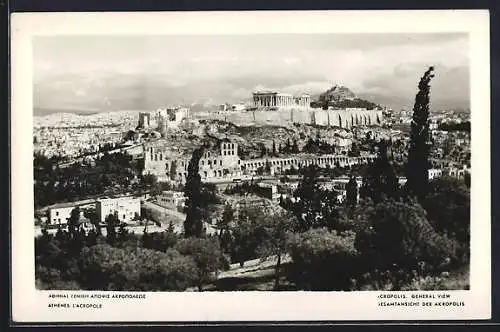 AK Athen, Gesamtansicht der Akropolis