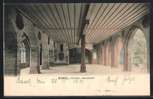 AK Basel, Münster, Kreuzgang