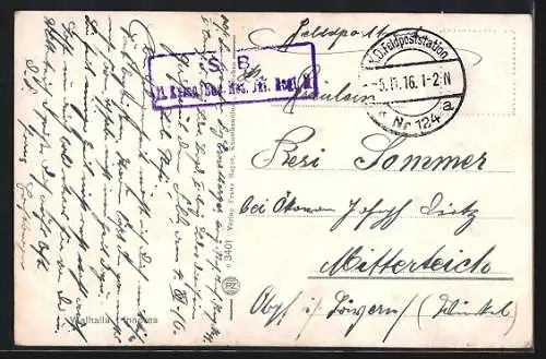 AK Walhalla, Blick in die Halle