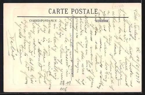 AK Dieppe, Arrivée du Courrier d`Angleterre, Leuchtturm