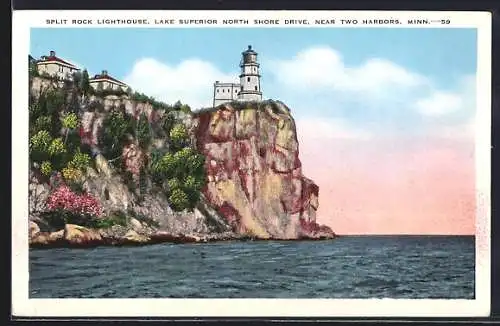 AK Lake Superior, North Shore Drive, Minn., Split Rock Lighthouse