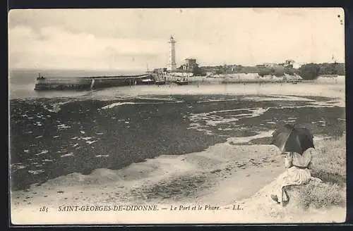 AK Saint-Georges-de-Didonne, Le Port et le Phare