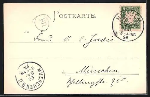 AK Stuttgart, Königsstrasse mit Strassenbahn, Geschäften