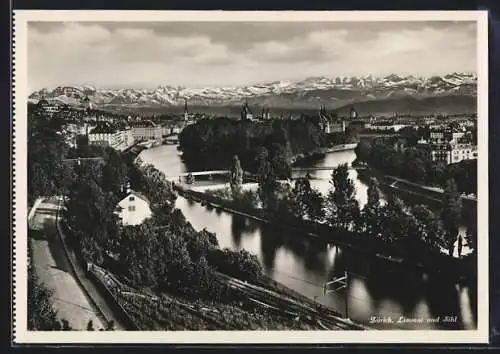 AK Zürich, Limmat und Sihl