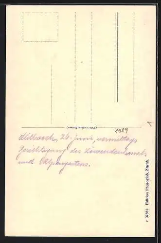 AK Luzern, Gletschergarten m. grossem Gletschertopf