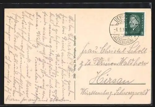 AK Uerdingen, Am Röttgen mit Postamt