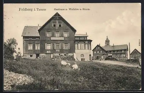 AK Feldberg i. Taunus, Gasthaus z. Walküre u. Sturm