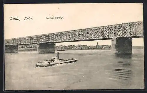 AK Tulln /N.-Oe., Donaubrücke