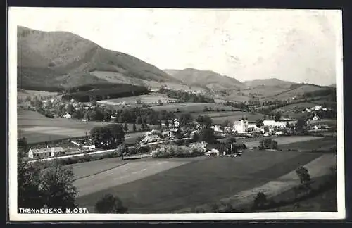 AK Thenneberg /N.-Öst., Totalansicht von einen Berg aus