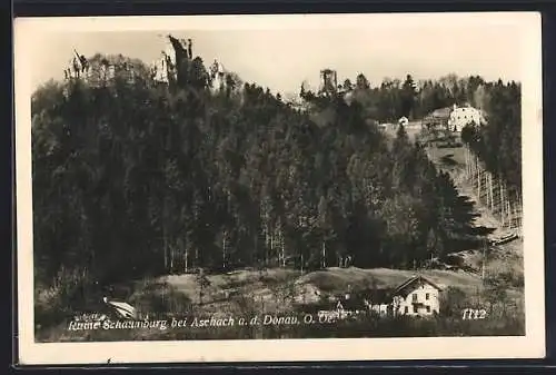 AK Aschach a. d. Donau, Ruine Schaumburg