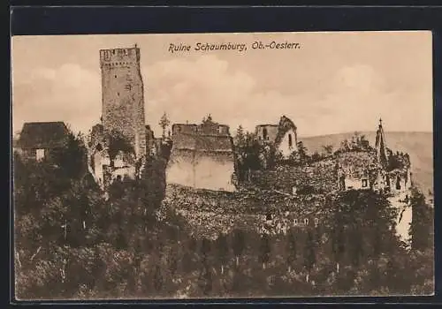 AK Schaumberg /Ob.-Oesterr., Ruine Schaumburg